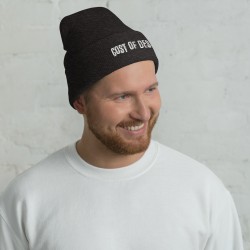 Cost of Desire Embroidered Cuffed Beanie