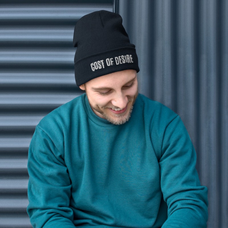 Cost of Desire Embroidered Beanie