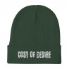 Cost of Desire Embroidered Beanie