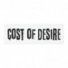 Cost of Desire Logo Car Magnet