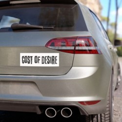 Cost of Desire Logo Car Magnet